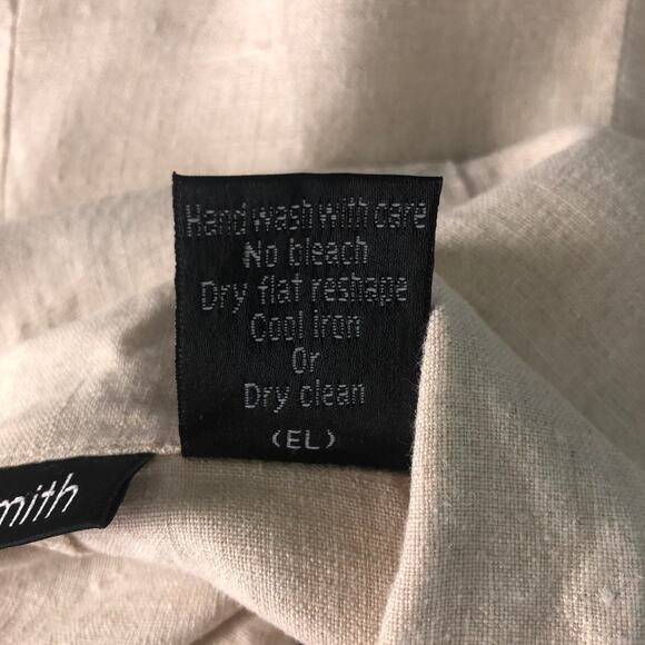 Willi Smith Blazer Womens Small Linen Quiet Luxury Old Money Lagenlook Corpcore - Picture 11 of 12